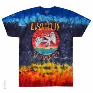 LED ZEPPELIN US TOUR 1975-TIE DYE T-SHIRT